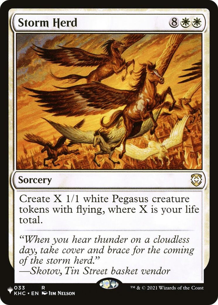 Image for Storm Herd (KHC) (33) (LIST) - Magic: The Gathering