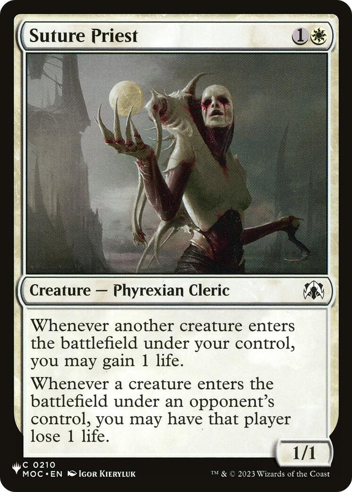 Image for Suture Priest (MOC) (210) (LIST) - Magic: The Gathering
