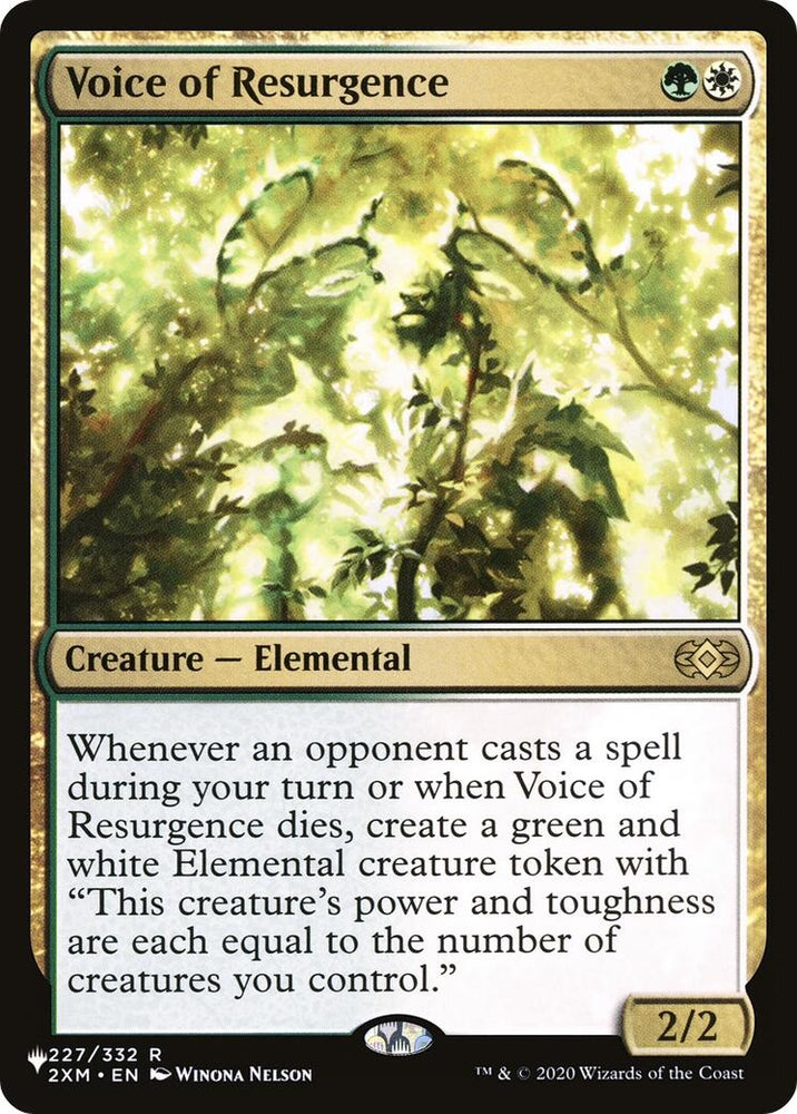 Image for Voice of Resurgence (227) (LIST) - Magic: The Gathering