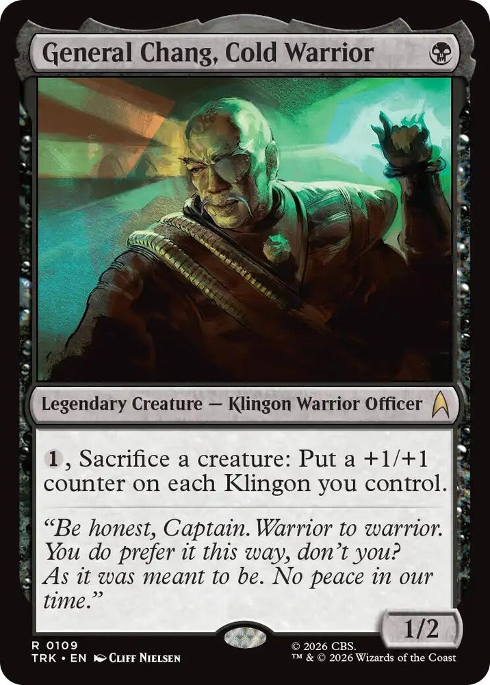 Image for General Chang, Cold Warrior (109) (TRK) - Magic: The Gathering