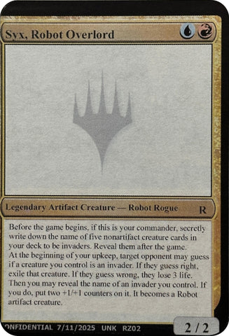 Image for Syx, Robot Overlord (UNK) - Magic: The Gathering