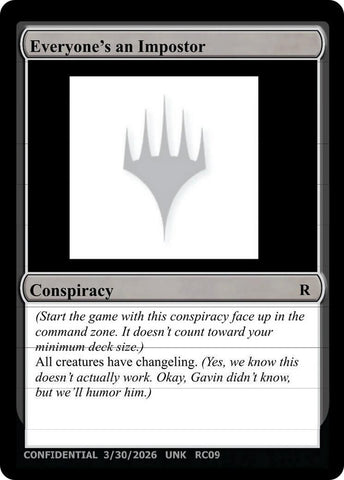 Image for Everyone's an Imposter (UNK) - Magic: The Gathering