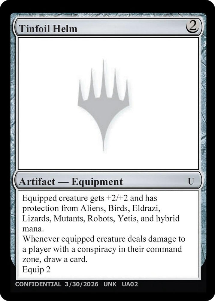 Image for Tinfoil Helm (UNK) - Magic: The Gathering