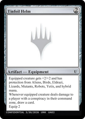 Image for Tinfoil Helm (UNK) - Magic: The Gathering
