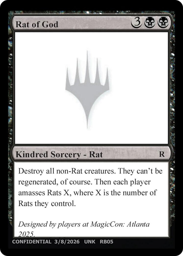 Image for Rat of God (UNK) - Magic: The Gathering