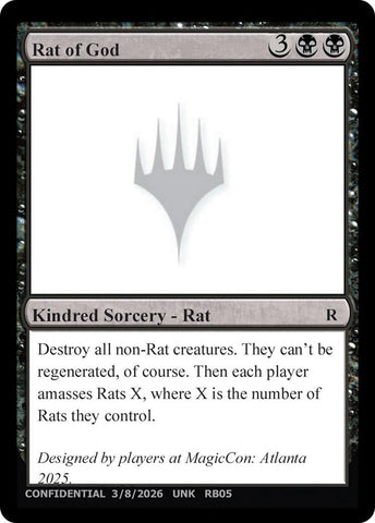 Image for Rat of God (UNK) - Magic: The Gathering