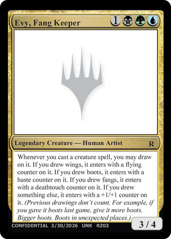 Image for Evy, Fang Keeper (UNK) - Magic: The Gathering