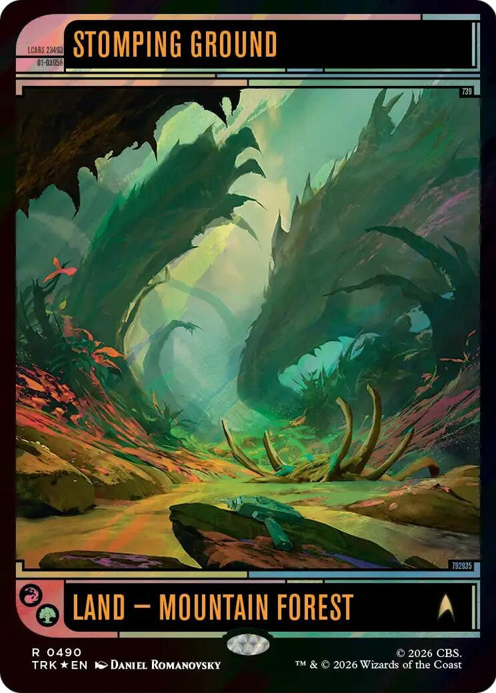 Image for Stomping Ground (Surge Foil) (490) (TRK) - Magic: The Gathering