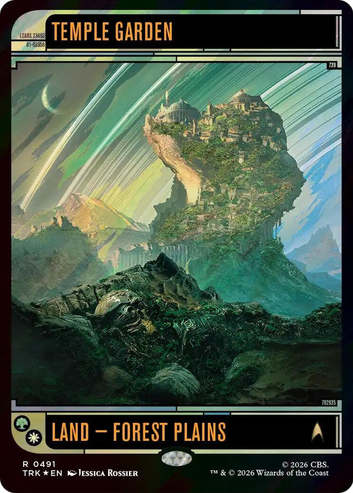 Image for Temple Garden (Surge Foil) (491) (TRK) - Magic: The Gathering