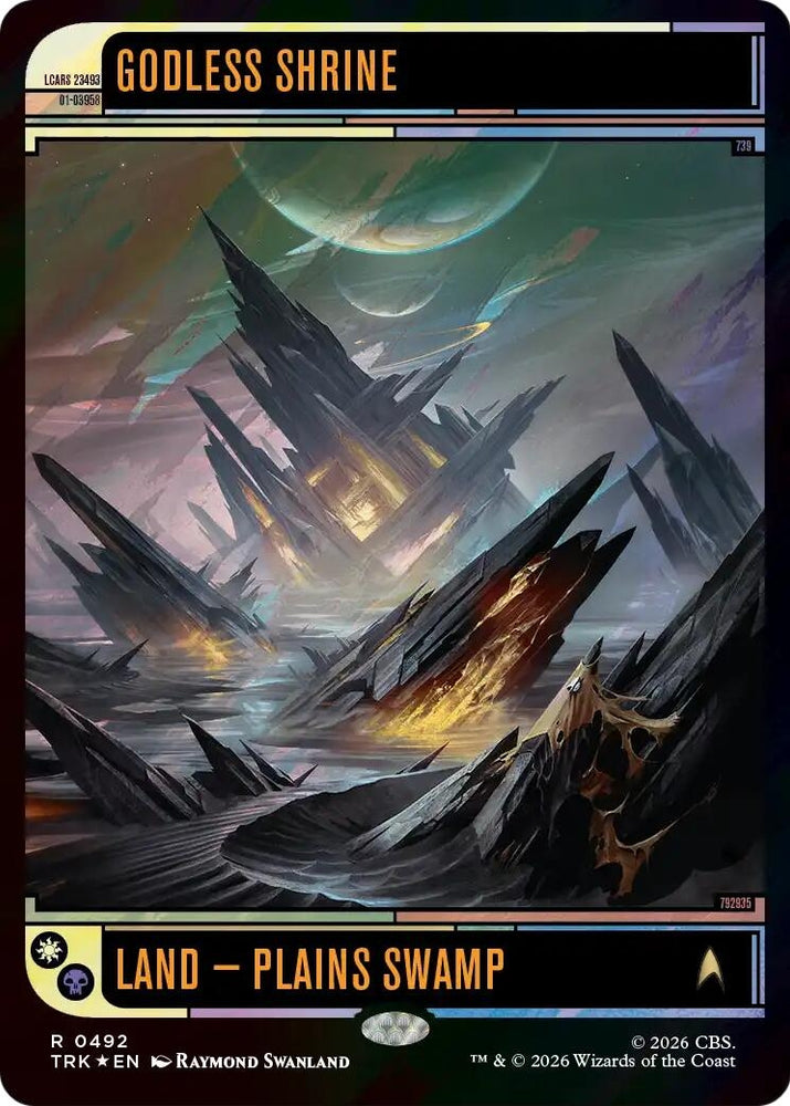 Image for Godless Shrine (Surge Foil) (492) (TRK) - Magic: The Gathering