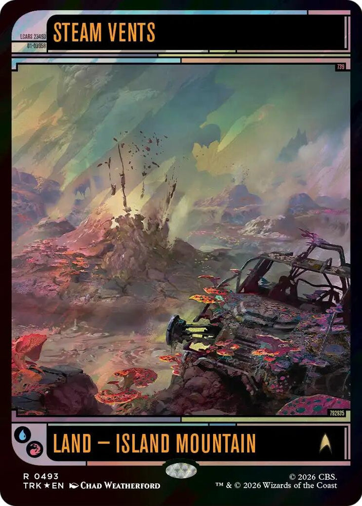 Image for Steam Vents (Surge Foil) (493) (TRK) - Magic: The Gathering
