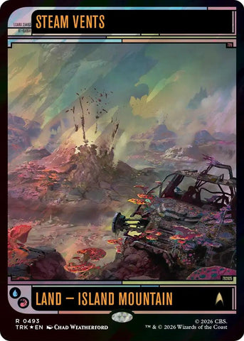 Image for Steam Vents (Surge Foil) (493) (TRK) - Magic: The Gathering