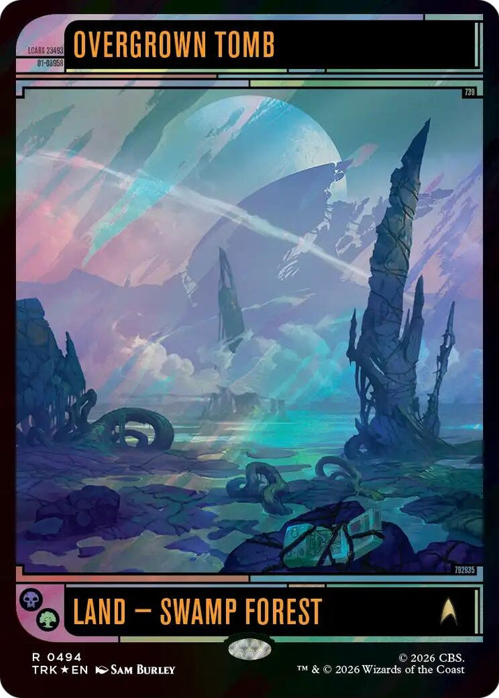 Image for Overgrown Tomb (Surge Foil) (494) (TRK) - Magic: The Gathering