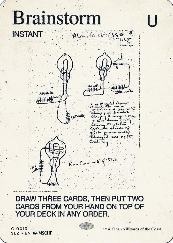 Image for Brainstorm (0013) (13) (SLZ) - Magic: The Gathering