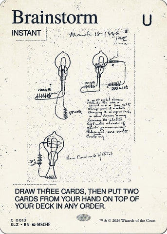 Image for Brainstorm (0013) (13) (SLZ) - Magic: The Gathering