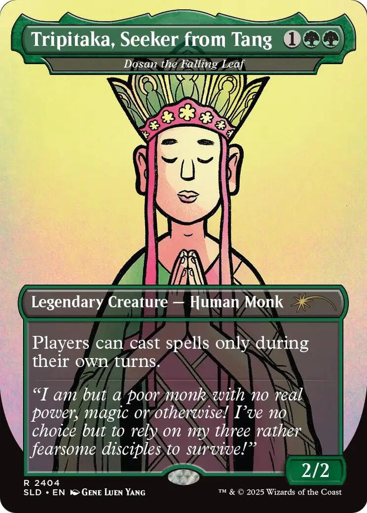 Image for Tripitaka, Seeker from Tang - Dosan the Falling Leaf (2404) (SLD) - Magic: The Gathering