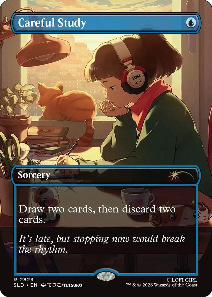 Image for Careful Study (2823) (2823) (SLD) - Magic: The Gathering