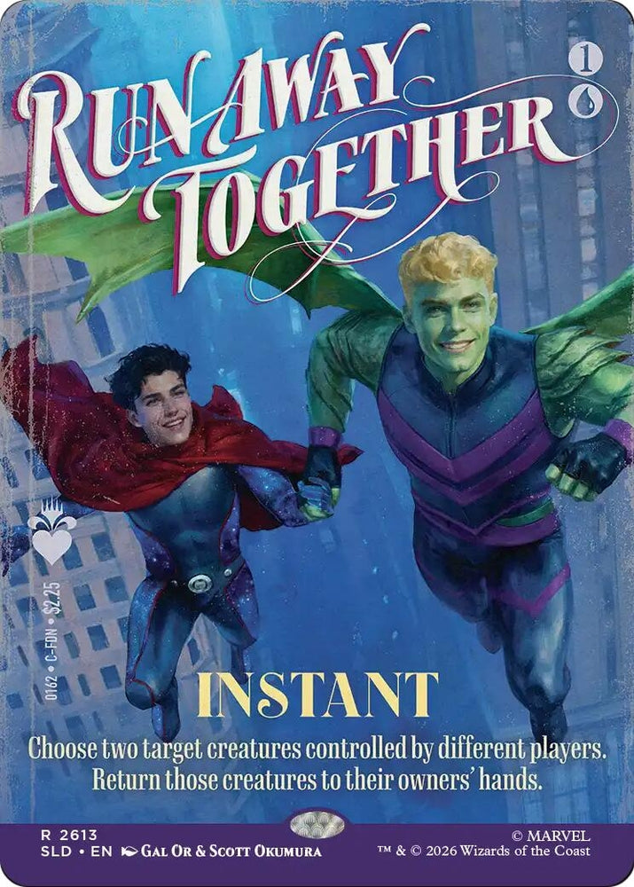 Image for Run Away Together (2613) (SLD) - Magic: The Gathering