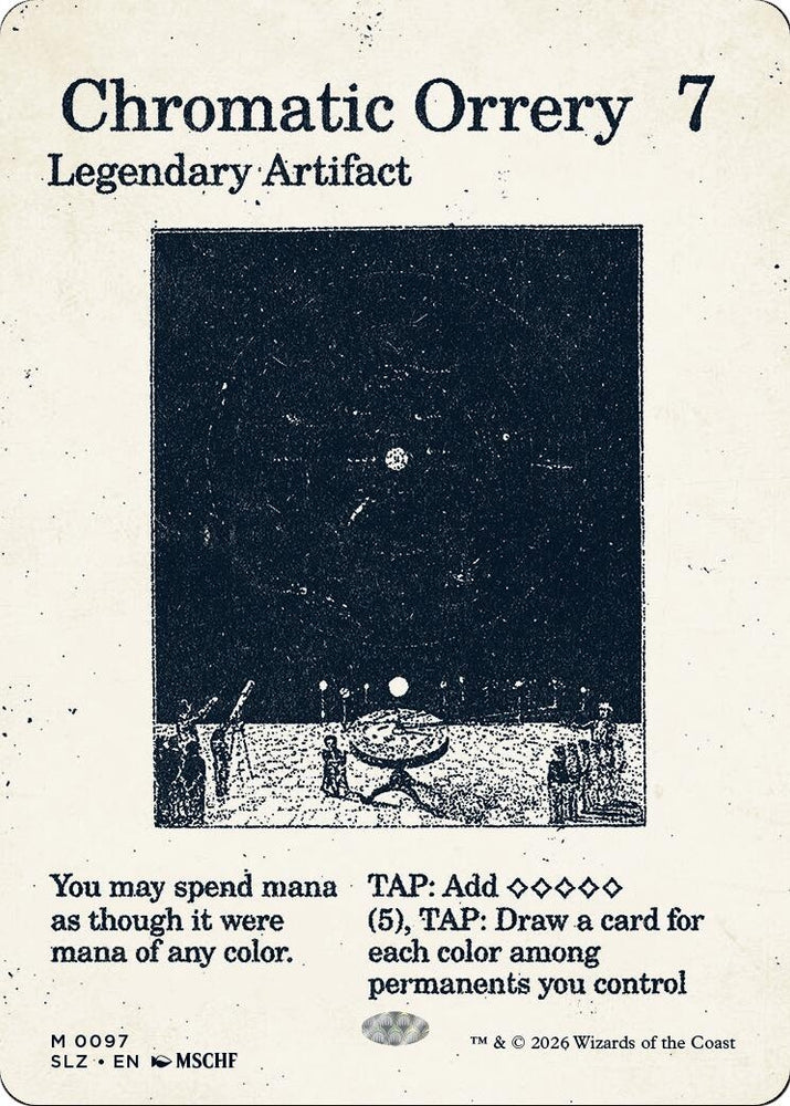 Image for Chromatic Orrery (0097) (97) (SLZ) - Magic: The Gathering