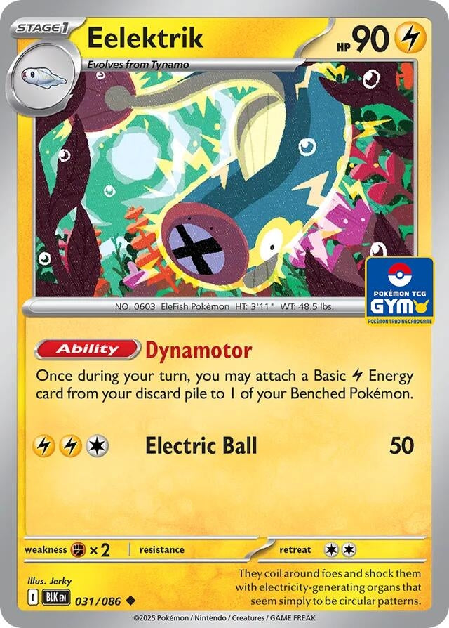 Image for Eelektrik - 031/086 (GYM) (031/086) (SEA) - Pokemon