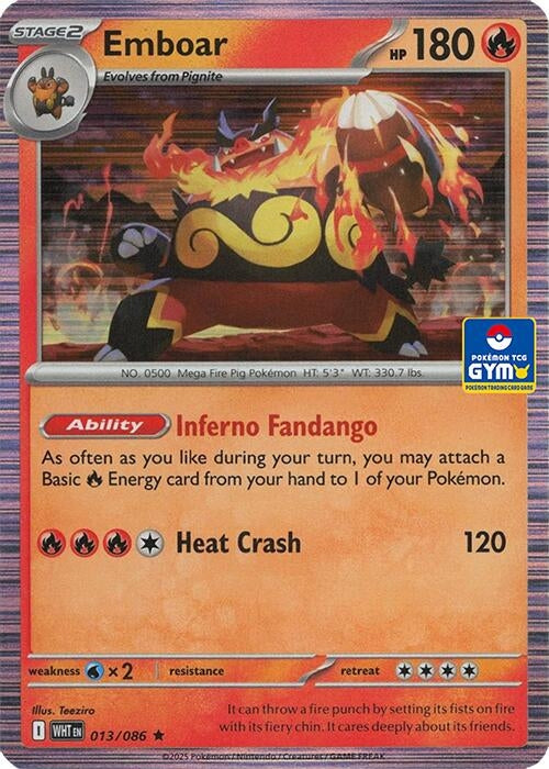 Image for Emboar - 013/086 (GYM) (013/086) (SEA) - Pokemon
