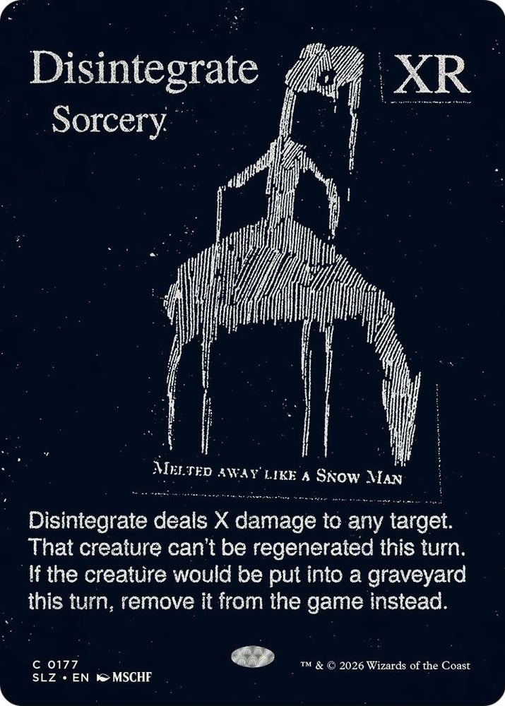 Image for Disintegrate (0177) (177) (SLZ) - Magic: The Gathering