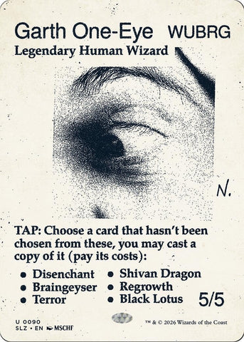 Image for Garth One-Eye (0090) (90) (SLZ) - Magic: The Gathering