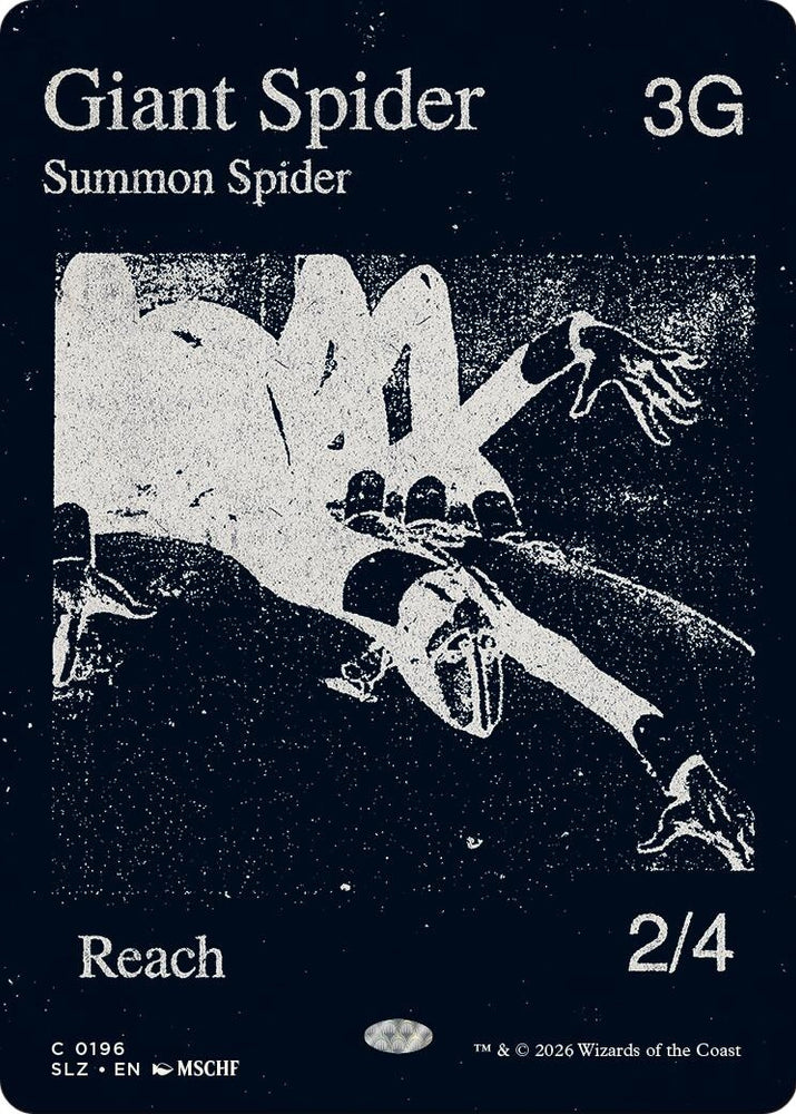 Image for Giant Spider (0196) (196) (SLZ) - Magic: The Gathering