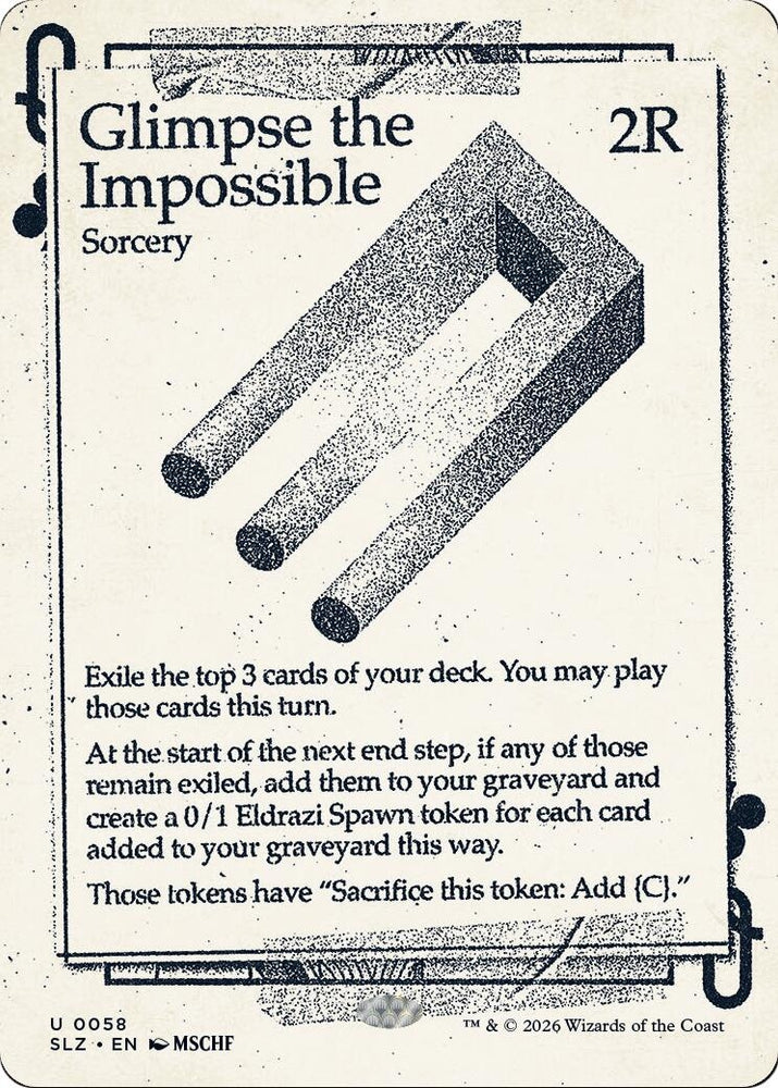 Image for Glimpse the Impossible (0058) (58) (SLZ) - Magic: The Gathering