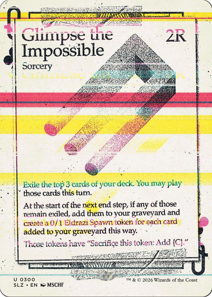 Image for Glimpse the Impossible (0300) (300) (SLZ) - Magic: The Gathering