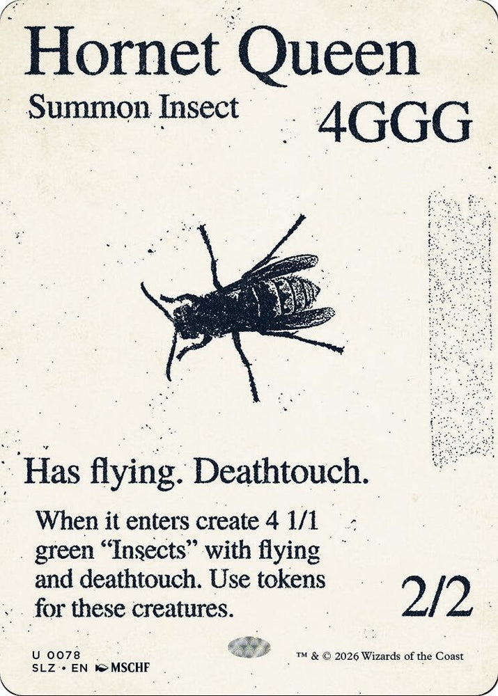 Image for Hornet Queen (0078) (78) (SLZ) - Magic: The Gathering