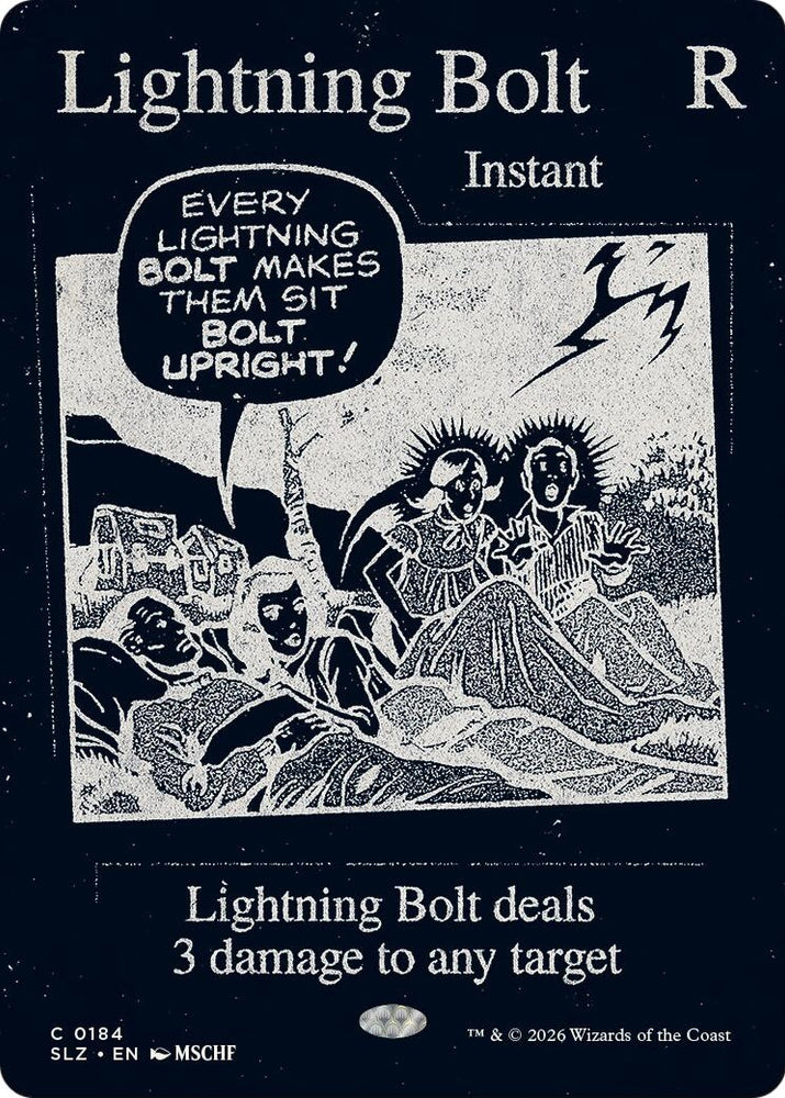 Image for Lightning Bolt (0184) (184) (SLZ) - Magic: The Gathering
