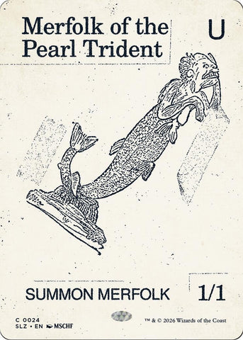 Image for Merfolk of the Pearl Trident (0024) (24) (SLZ) - Magic: The Gathering