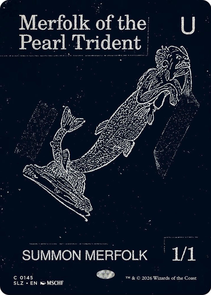 Image for Merfolk of the Pearl Trident (0145) (145) (SLZ) - Magic: The Gathering