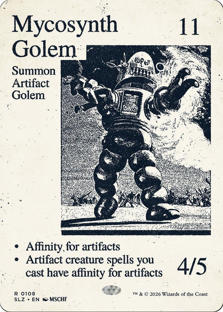Image for Mycosynth Golem (0108) (108) (SLZ) - Magic: The Gathering