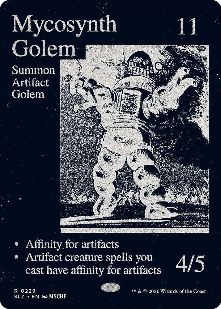 Image for Mycosynth Golem (0229) (229) (SLZ) - Magic: The Gathering