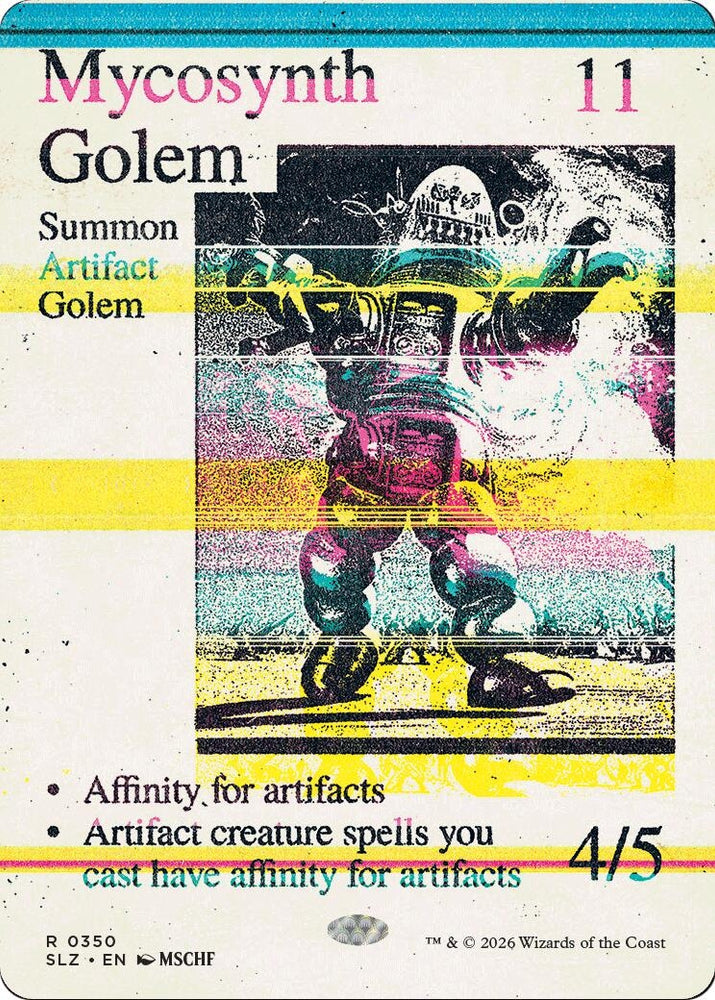 Image for Mycosynth Golem (0350) (350) (SLZ) - Magic: The Gathering