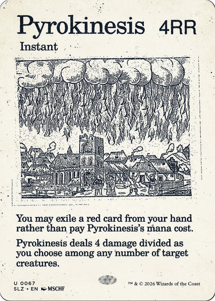 Image for Pyrokinesis (0067) (67) (SLZ) - Magic: The Gathering