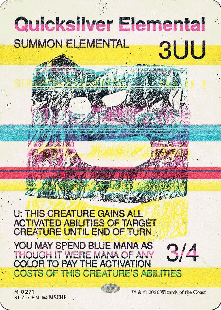 Image for Quicksilver Elemental (0271) (271) (SLZ) - Magic: The Gathering