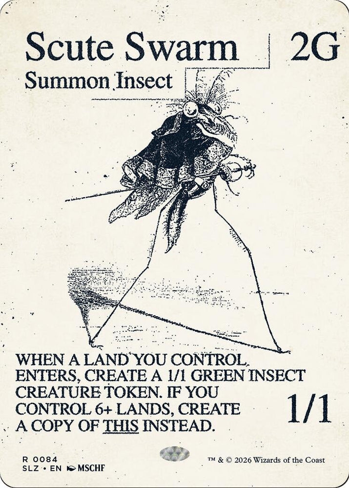 Image for Scute Swarm (0084) (84) (SLZ) - Magic: The Gathering