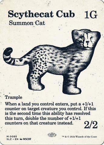 Image for Scythecat Cub (0085) (85) (SLZ) - Magic: The Gathering