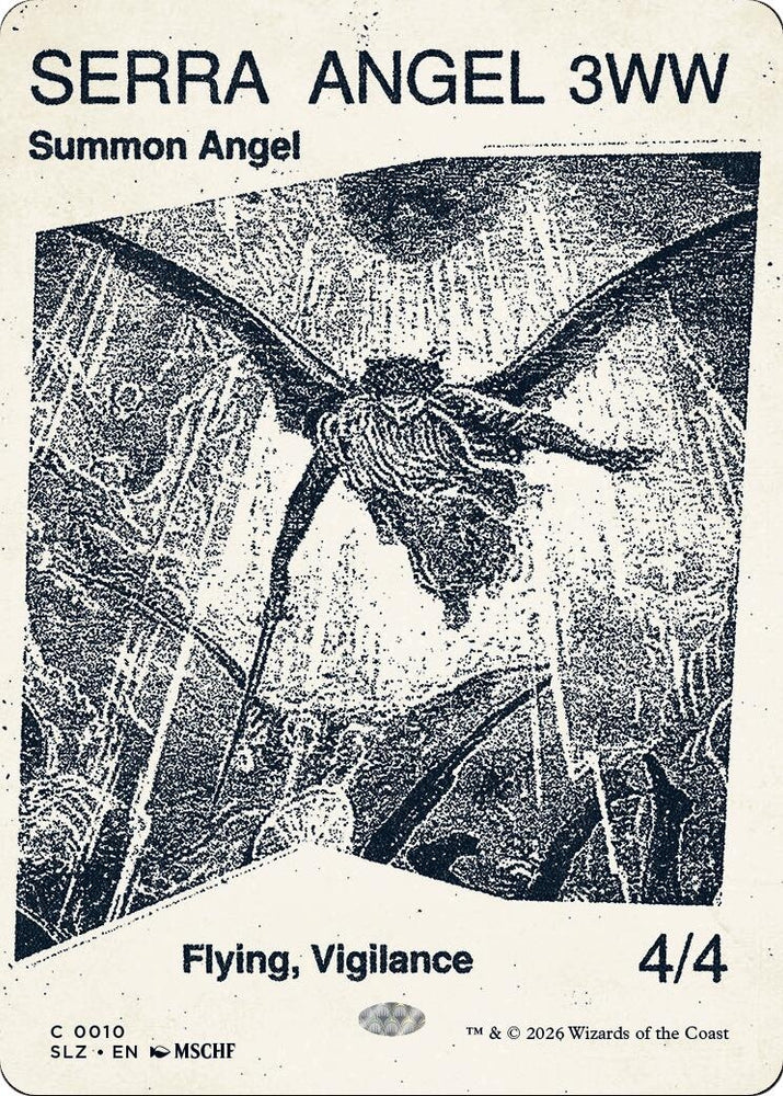Image for Serra Angel (0010) (10) (SLZ) - Magic: The Gathering