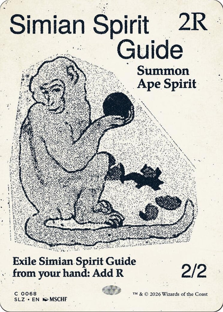 Image for Simian Spirit Guide (0068) (68) (SLZ) - Magic: The Gathering