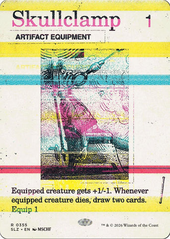 Image for Skullclamp (0355) (355) (SLZ) - Magic: The Gathering