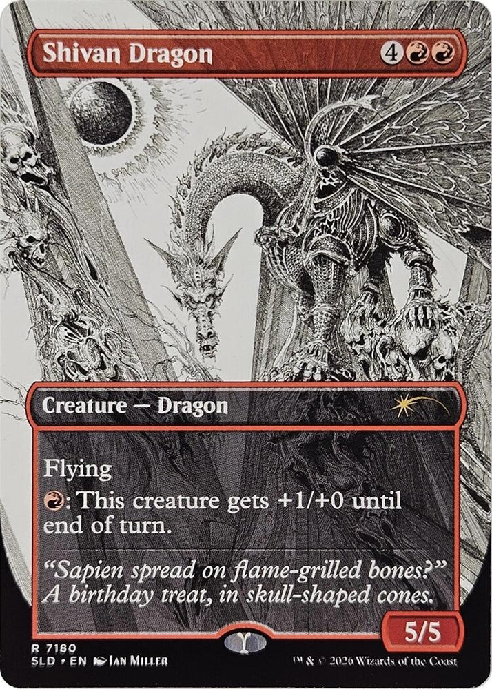 Image for Shivan Dragon (7180) (7180) (SLD) - Magic: The Gathering
