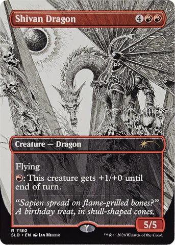 Image for Shivan Dragon (7180) (7180) (SLD) - Magic: The Gathering