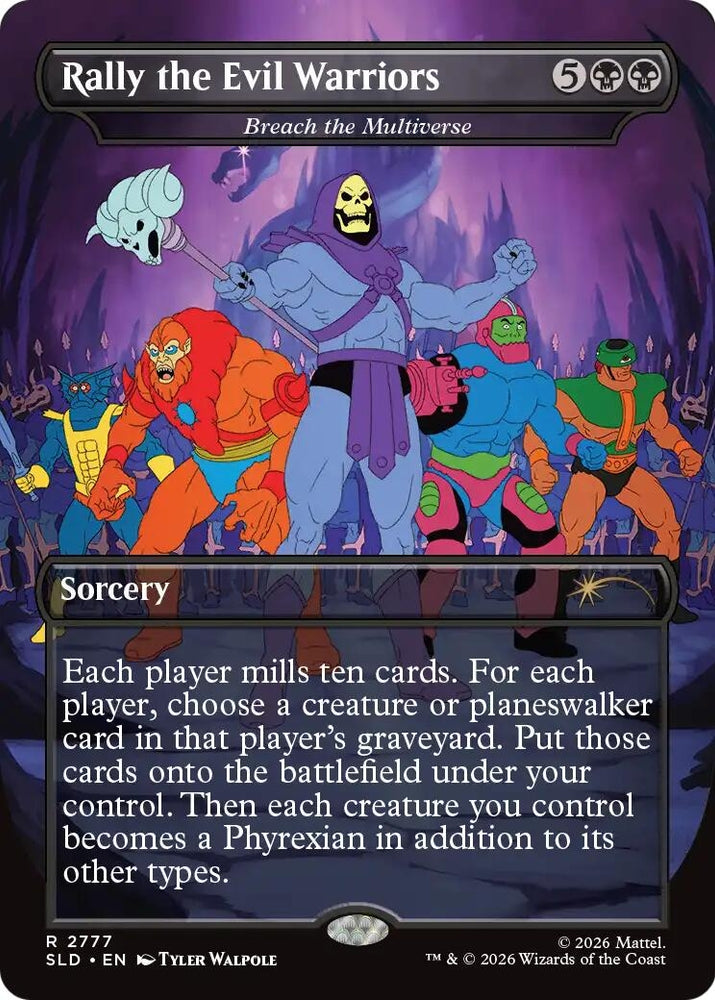 Image for Rally the Evil Warriors - Breach the Multiverse (2777) (SLD) - Magic: The Gathering