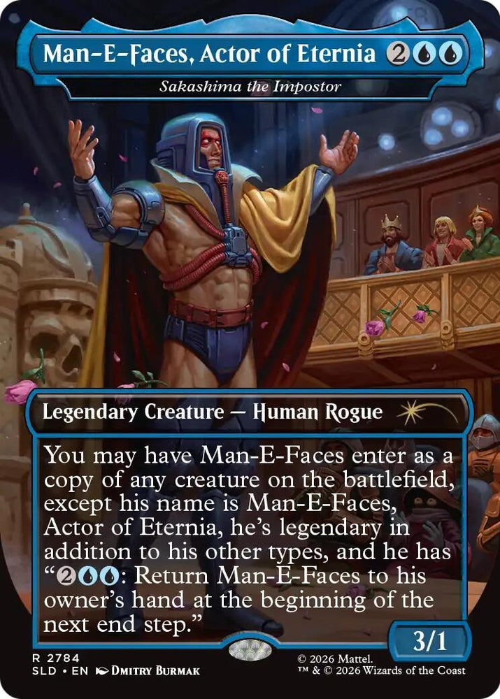 Image for Man-E-Faces, Actor of Eternia - Sakashima the Impostor (2784) (SLD) - Magic: The Gathering