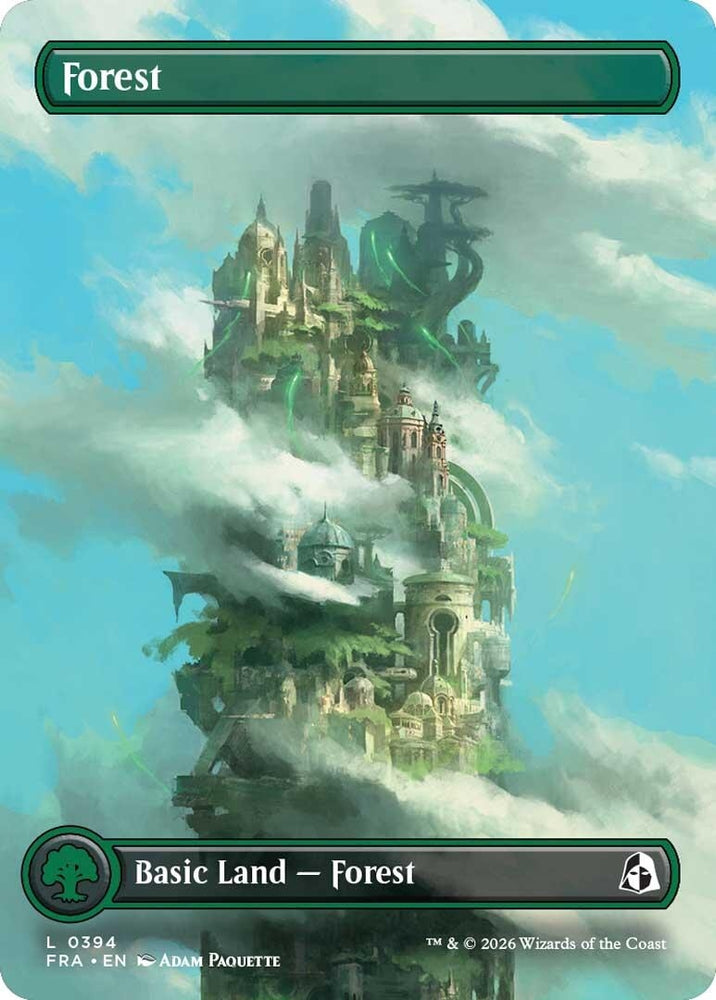 Image for Forest (Borderless) (0394) (394) (FRA) - Magic: The Gathering