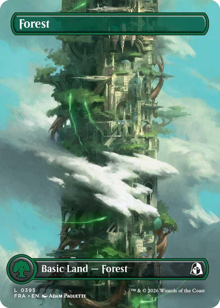 Image for Forest (Borderless) (0395) (395) (FRA) - Magic: The Gathering
